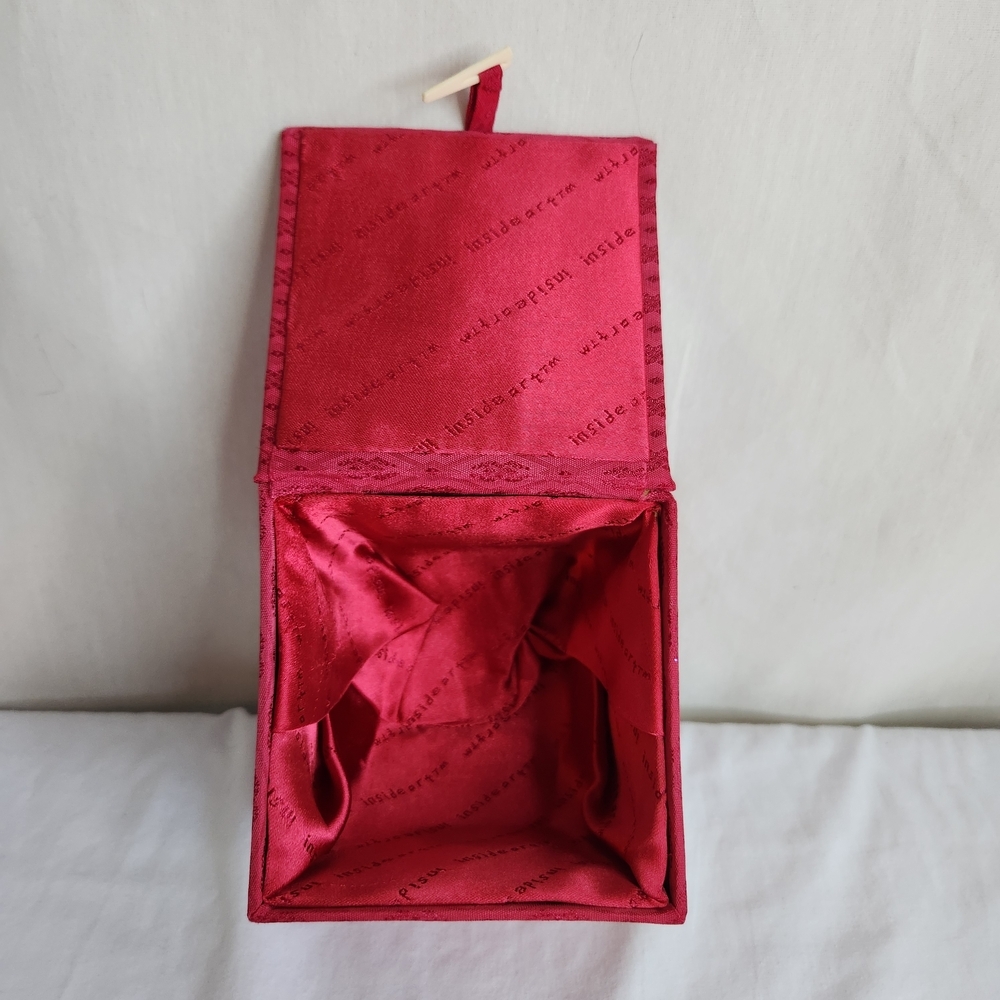 Pier 1 Vintage Reverse Painted Glass Ornament With Box. Guarduan Of Peace - Picture 6 of 8